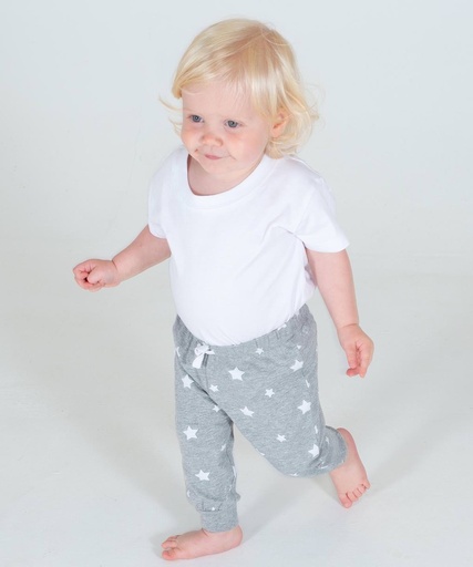 [LW85TBOWS2436] Lounge pants (Bottle/White Snowflakes, 24/36 Months)