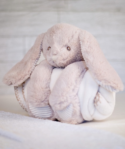 [MM034CREAM] Rabbit and blanket